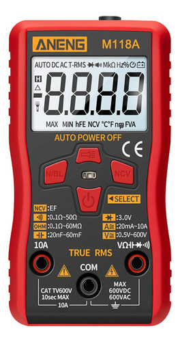 Medidor De Corriente De Voltaje Ac/dc M118a Digital Multim T