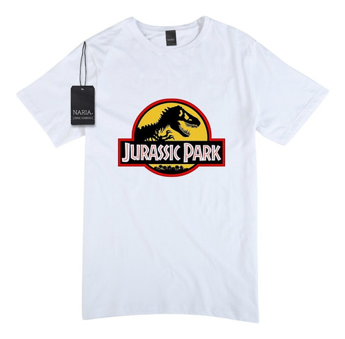 Remera Hombre Jurassic Park Dibujo Art Logo - Psjp3