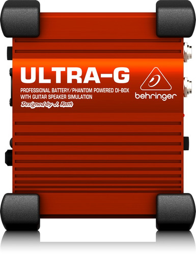 Direct Box Virtual Behringer P/ Guitarra Ultra-g Gi100 Novo