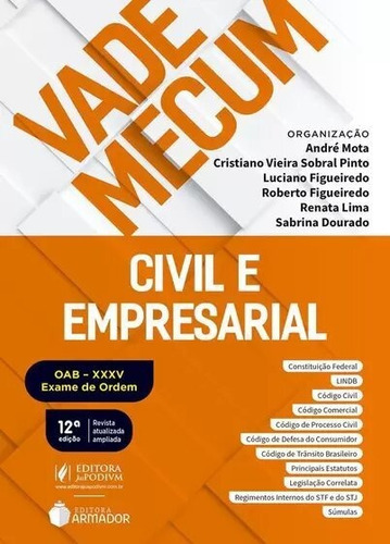 Livro Vade Mecum Civil E Empresarial 12ed