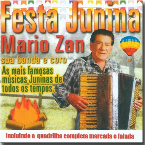 Cd Mario Zan - Festa Junina Sua Banda E Coro