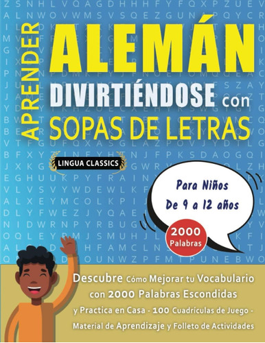 Libro: Aprender Alemán Divirtiéndose Con Sopas De Letras - P