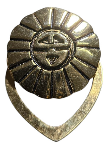 Pasapañuelo Con Resorte. Super Cómodo, Práctico Y Elegante Azteca. Dorado