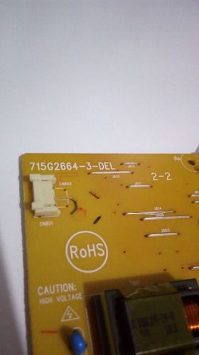 Placa Fonte Monitor Dell Led E1709wc P/n 715g2664-3-del