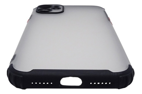 Carcasa Para iPhone 11 Tpu Color Antigolpes Reforzada Cofolk Color Negro