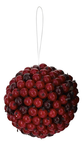 Bola De Bayas 4812-s6 Casi Natural, 5 Pulgadas, Rojo, Conjun