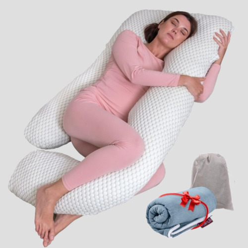 Almohada Corporal De Embarazo En Forma De U Para Dormir De C