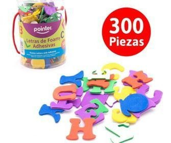 Sets Figuras De Foamy Adhesivas X 300pzs (letras) Pointer 