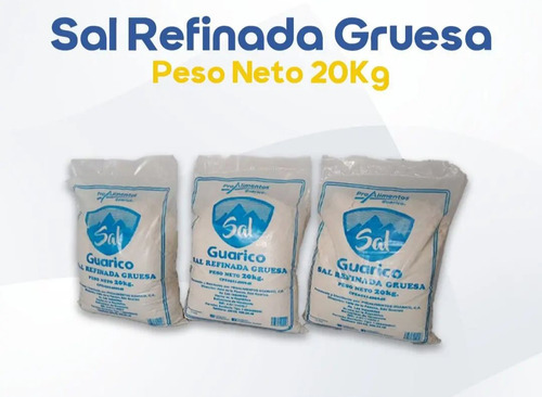Sal Refinada Gruesa 20 Kg 