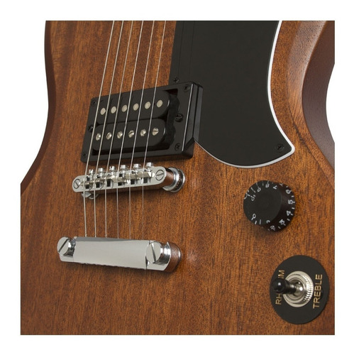 Imagen 7 de 8 de Guitarra eléctrica Epiphone SG Special VE de álamo vintage worn walnut con diapasón de palo de rosa