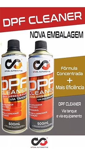 Aditivo Limpeza Excel Dpf Cleaner Uso Via Tanque Flex 500ml