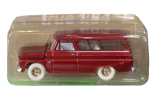 Aw Autoworld Muscle Trucks 1966 Chevrolet Suburban Red Chase