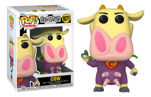 Funko Pop Animation: Vaca Y Pollito - Super Vaca Cartoon (Usado)