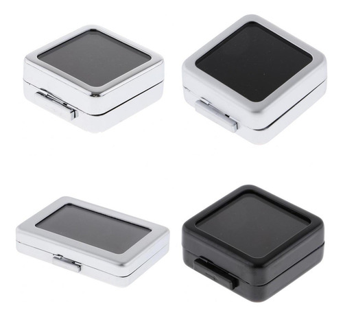 3x Caja De Joyería De Metal Organizador De Joyas De Caja De