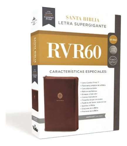 Santa Biblia: «Reina Valera»: Revisión 1960 (Letra súpergigante), de Editorial Vida. Editorial Vida en español, 2020