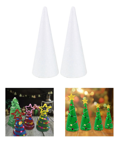 1 Niños Blancos De La Espuma Diy De La Forma Del Cono Que