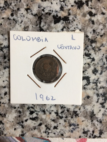 Moneda Colombia 1 Centavo 1962