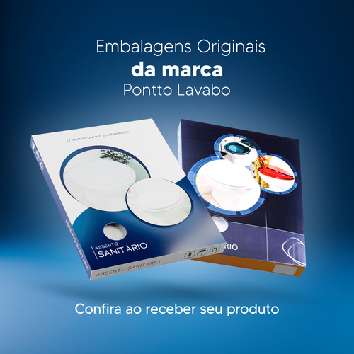 Assento Sanitário Classica Pergamon (bege Claro) Para Celite