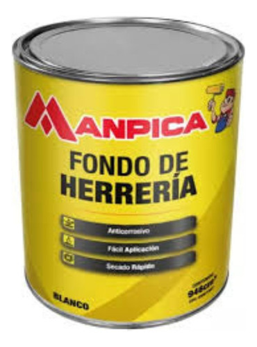 Fondo Negro Herreria 1/4 Gal Manpica