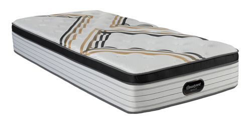 Colchón 1 plaza de resortes Simmons Beautyrest Gold - 80cm x 190cm x 32cm