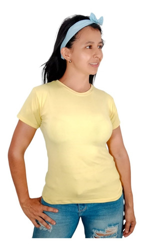 Camisetas Para Sublimación En Tela Piel De Durazno - Mujer