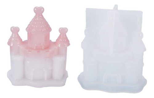 ~ Molde De Castillo De Silicona 3d Que Hace A Mano El Molde