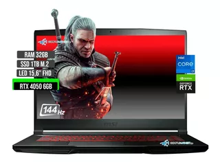 Msi Gf63 Intel Core I7 12650h Ssd 1tb + Ram 32gb Rtx 4050 6g