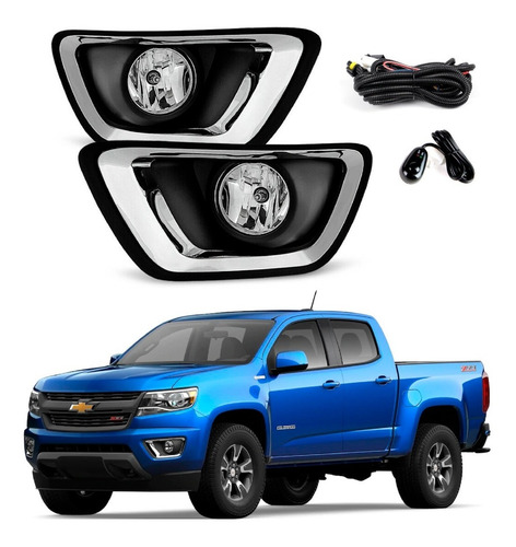 Imagen 1 de 10 de Kit Faros Niebla Colorado 2015 2016 2017 2018 2019 2020