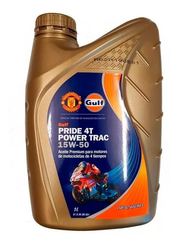 Aceite Gulf Pride 4t Power Trac Semisintetico 15w-50 - Sti