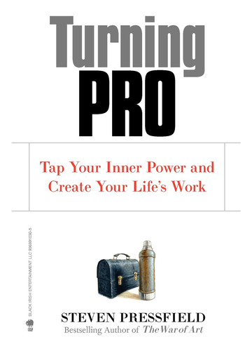 Book : Turning Pro Tap Your Inner Power And Create Your...
