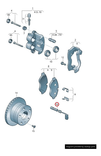 Imagen 5 de 8 de Sensor Balata Delantera Sprinter 2007-2018@
