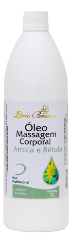 Óleo De Massagem Arnica E Bétula 1 L Relaxante Dor Muscular