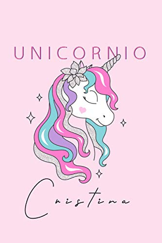 Notebook De Unicornio De Cristina: Lined Blank Notebook For