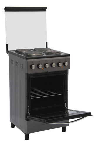Cocina Eléctrica Kanji Black Kjh-ekb003v 4 Anafes 50 Cm