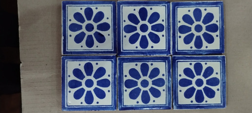 45 Pz. De Azulejo Talavera Confeti En Remate Saldo 