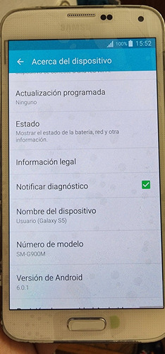 Celular Samsung S5 Blanco