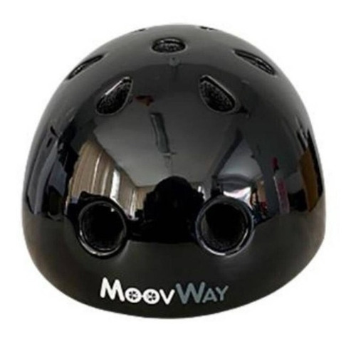 Casco Moovway Certificado Bicicleta, Skate, Patines Color Negro Talla Talla M / L (55cm-62cm) regulable