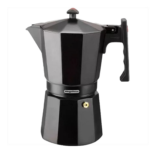 Cafetera Greca Colombia De Aluminio Magefesa 3 Tazas Negra 