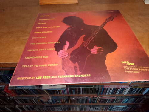 Lou Reed Mistrial Lp Oiginal Argentina 1986 Promo (Usado)