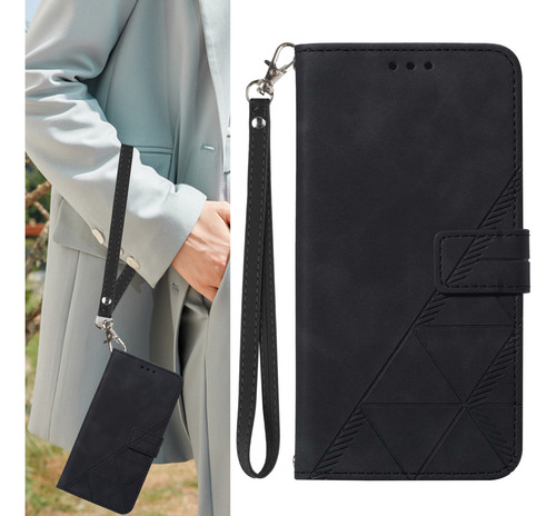 Funda De Piel Empresarial Para Motorola E15, A Prueba De Salpicaduras, 3 Ranuras Para Tarjetas, Soporte, Bloqueo Rfid, 6 Colores