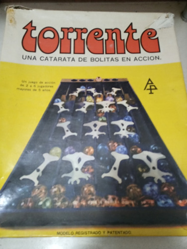 Juego Torrente Juguete Antiguo Completo Pacipa Caja Vintage 