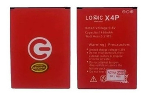 Pila Bateria Logic X4p 30dia Garantia Tienda