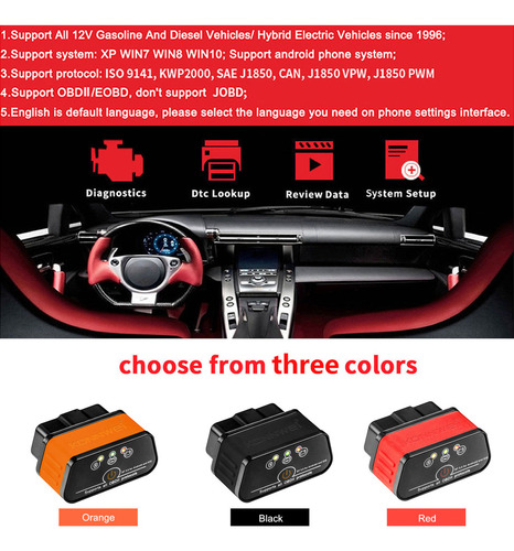 Probador De Fallas Automotrices Konnwei Kw903 Bt.. 0