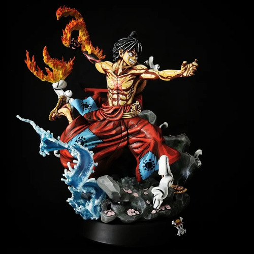 Archivo Stl Impresión 3d - One Piece - Luffy Red Hawk