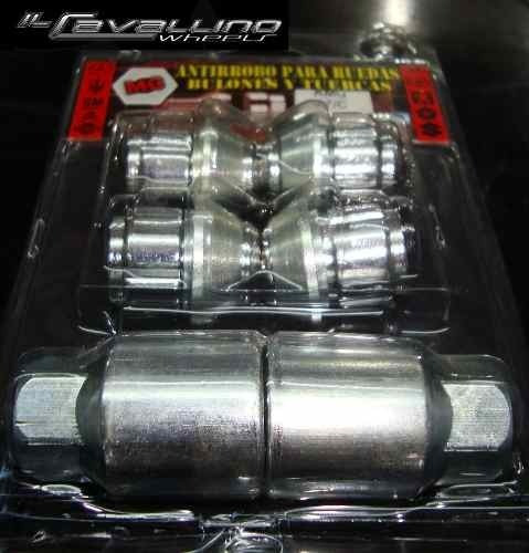Imagen 3 de 6 de Kit De 12 Tuercas Cromadas + 1 Set Seguridad 6cuota Cavalino