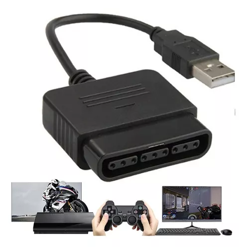 Mando con cable para PS2, Mando USB para PC, accesorio para