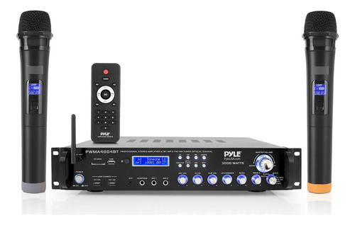 Pyle Bluetooth Multi-channel Hybrid Pre-amplifier System - .