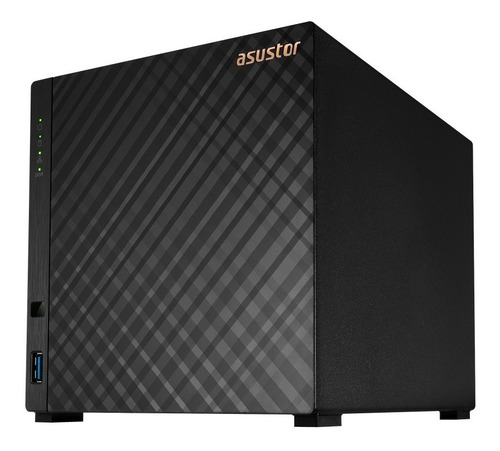 Storage Nas Server Asustor As1104t 4 Baias Capacidade 80tb Preto