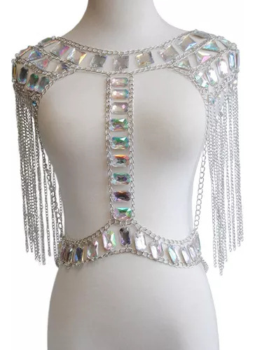 Accesorios De Bikini Sexy Con Cadena Corporal Para Mujer