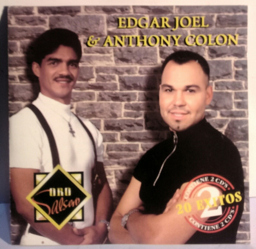 Cd Doble Edgar Joel& Anthony Colon (oro Salsero) 
